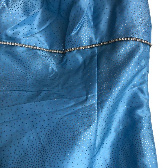 Vintage Jessica McClintock for Gunne Sax Prom Dress Size 9 Made in USA Frozen - Picture 6 of 10